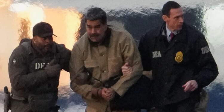 Venezuelan President Nicolas Maduro heading to court facing federal charges in New York.