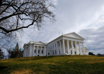 The Virginia State Capitol, the seat of state government of the Commonwealth of Virginia, is pictured in Richmond, Virgini...