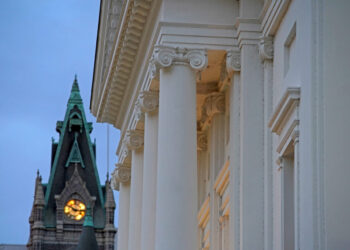 The Virginia State Capitol, the seat of state government of the Commonwealth of Virginia, is pictured in Richmond