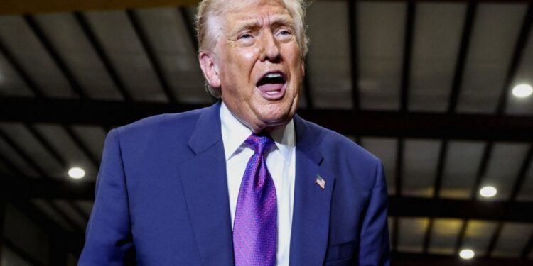 U.S. President Trump visits Georgia