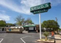 Shug’s Bagels sits, unopened, at the intersection of Lamar Blvd. and Parkway in Austin on March 23, 2026.