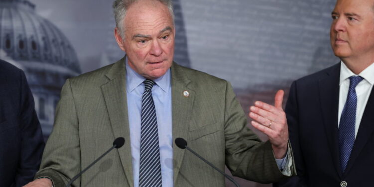 U.S. Senator hold press conference about Venezuela, on Capitol Hill in Washington, D.C.