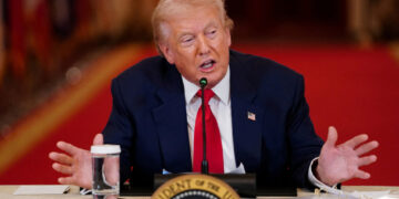 U.S. President Trump hosts a round table on collegiate sports in Washington