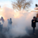 Federal agents lobbed tear gas and flash bangs at protesters