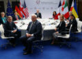 G7 foreign ministers meet at the Vaux-de-Cernay Abbey near Paris
