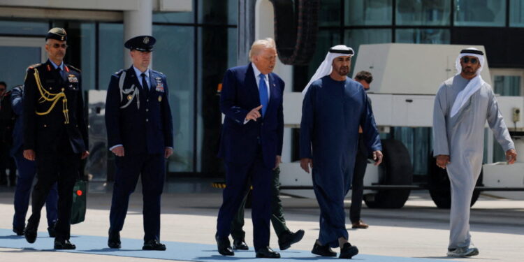 U.S. President Trump visits the UAE