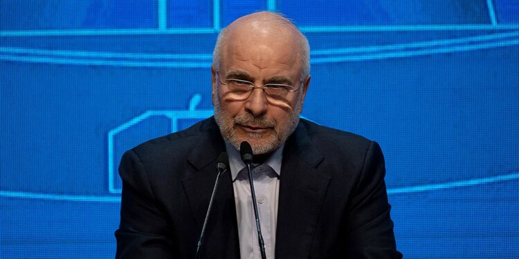 Iranian Parliament Speaker, Mohammad Bagher Ghalibaf