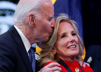 U.S. President Biden attends a Department of Defense Commander in Chief farewell ceremony, in Fort Myer