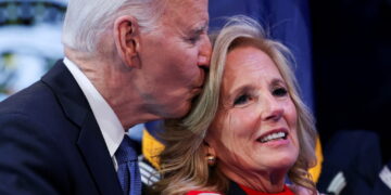 U.S. President Biden attends a Department of Defense Commander in Chief farewell ceremony, in Fort Myer