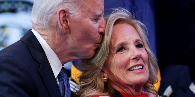 U.S. President Biden attends a Department of Defense Commander in Chief farewell ceremony, in Fort Myer