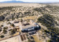 A drone view shows Zorro Ranch, a property formerly owned by Jeffrey Epstein, near Stanley