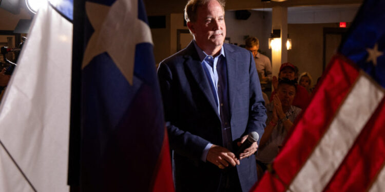 Ken Paxton rallies in Waco ahead of midterm election primaries