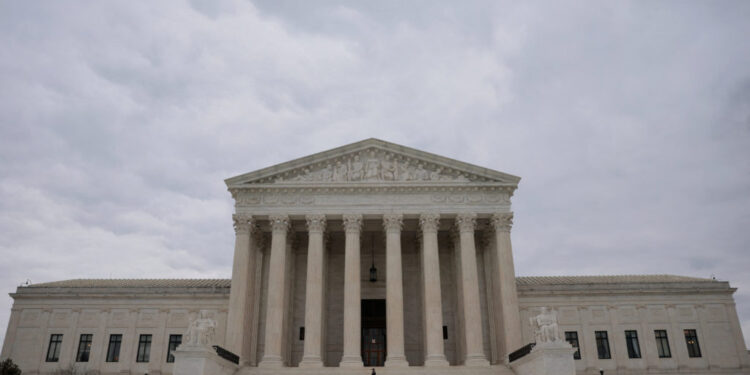 The U.S. Supreme Court as justices are expected to issue orders in pending appeals in Washington, D.C.