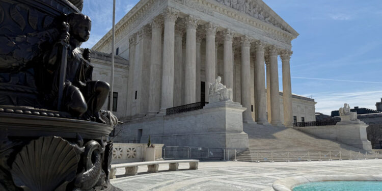 The U.S. Supreme Court building in Washington, D.C.,