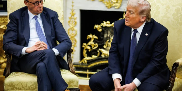 President Trump Hosts German Chancellor Merz At White House