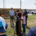 U.S. Rep. Monica De La Cruz speaks at a press conference shortly after Antonio G·mez-CuÈllarís release from the El Valle Detention Facility in Raymondville on March 9, 2026. G·mez-CuÈllar, a member of a nationally recognized mariachi band, and his family were detained by ICE last month.