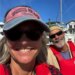 Lynette Hooker standing on a boat near Elbow Cay in the Bahamas