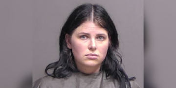 Autumn Bardisa posing for a mugshot photo