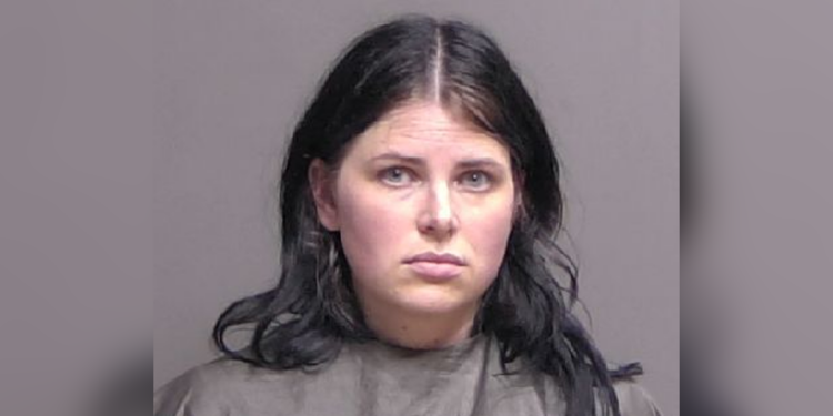 Autumn Bardisa posing for a mugshot photo