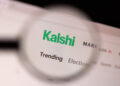 Illustration shows Kalshi logo