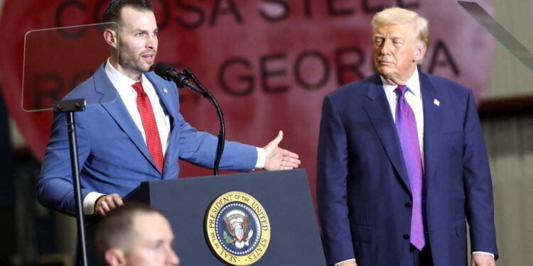 U.S. President Trump visits Georgia