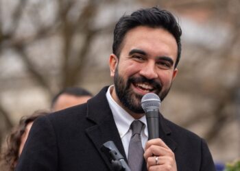 Seder gathering at Union Square, in Manhattan