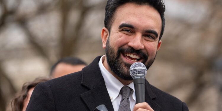 Seder gathering at Union Square, in Manhattan