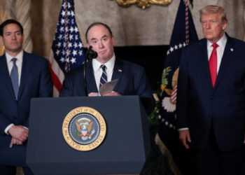 U.S. President Trump at Mar-a-Lago in Palm Beach