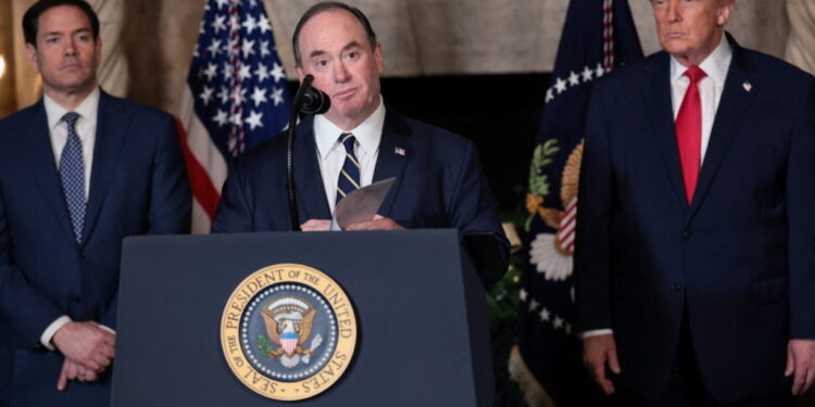 U.S. President Trump at Mar-a-Lago in Palm Beach