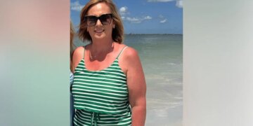 Ericka Kramer standing on a beach