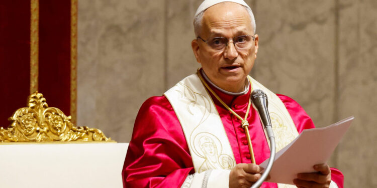 Pope Leo XIV presides over a Prayer Vigil and Rosary for Peace, in Saint Peter's Basilica at the Vatican