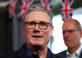 Prime Minister Keir Starmer Makes a Speech In East Sussex