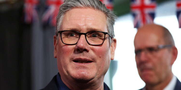 Prime Minister Keir Starmer Makes a Speech In East Sussex