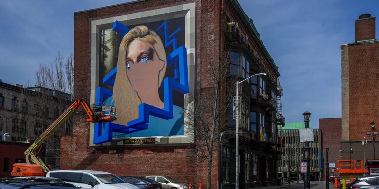 Iryna Zarutzka mural providence