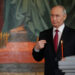 Russian President Putin attends Orthodox Easter service in Moscow