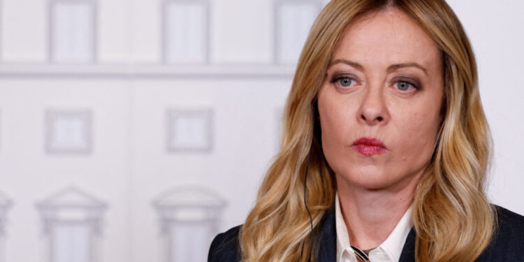 Ukraine's President Volodymyr Zelenskiy meets Italian Prime Minister Giorgia Meloni at Chigi Palace, in Rome