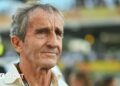 Alain Prost pictured at the Abu Dhabi Grand Prix in December 2024