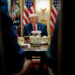 U.S. President Donald Trump participates in a cabinet meeting, at the White House