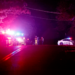 Police block off streets after a shooting
