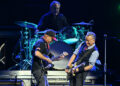 Tom Morello and Bruce Springsteen perform together
