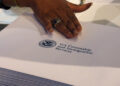 Information packs are distributed by the U.S. Citizenship and Immigration Services following a citizenship ceremony at the...