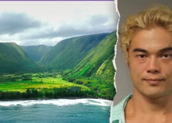 Jacob Baker booking photo; Hawaii's Big Island