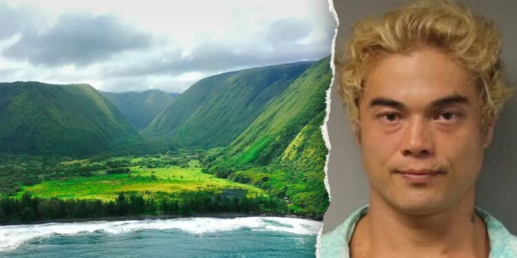 Jacob Baker booking photo; Hawaii's Big Island