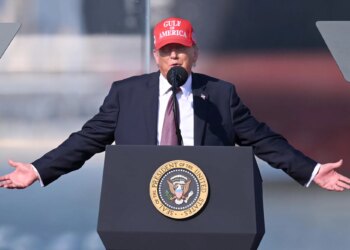 President Donald Trump speaks at the Port of Corpus Christi on Friday, February. 27, 2026.