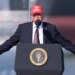 President Donald Trump speaks at the Port of Corpus Christi on Friday, February. 27, 2026.