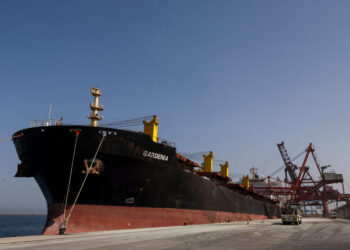 Scenes from the Port of Fujairah, as U.S.-Israel conflict with Iran limits marine traffic in the Strait of Hormuz
