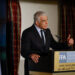 Yair Lapid, co-founder of Israeli political alliance Together, holds press conference in Jerusalem