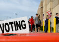 FILE PHOTO: Early voting in Columbus, Ohio