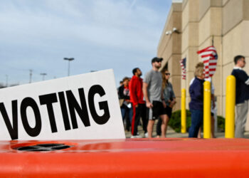 FILE PHOTO: Early voting in Columbus, Ohio