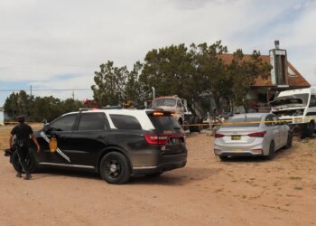 New Mexico State Police respond to home in Mountainair, N.M.